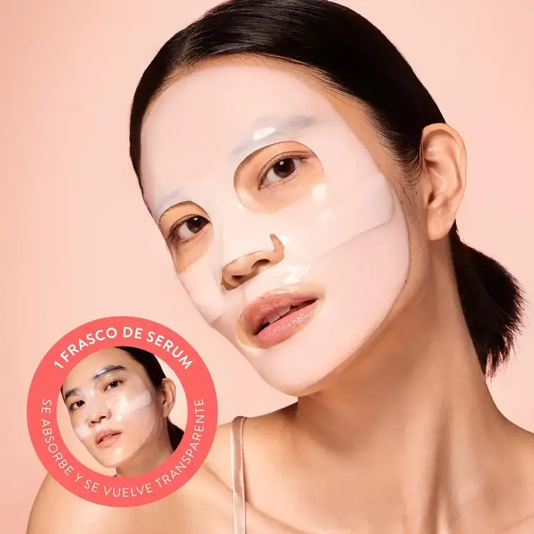 Glass Skin Ginseng - Mascarilla de colágeno, hidrata y suaviza la piel