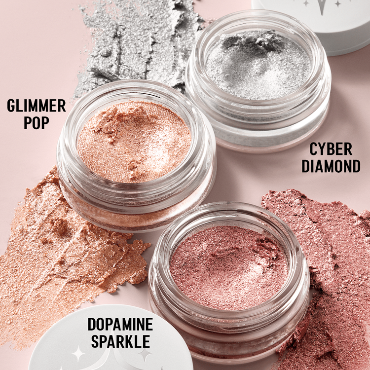 Glitterpuck - Purpurina Prensada Ojos, Cara y Cuerpo, textura gel-polvo sin manchas