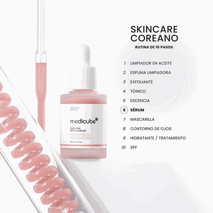 Pink Peptide - Suero facial con péptidos, desvanece manchas