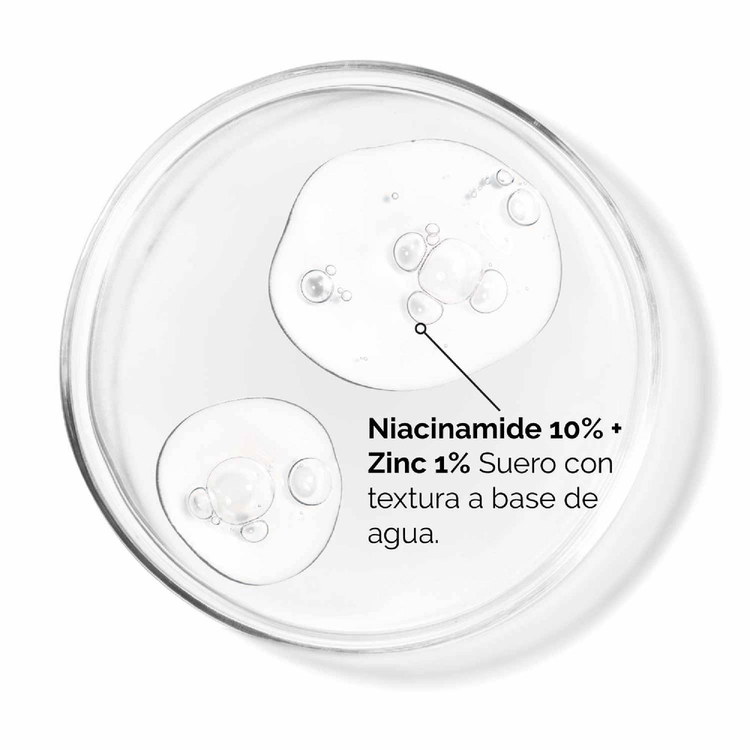 Niacinamide 10% + Zinc 1% - Sérum Control de Brillo, sin aceite - 30 ml