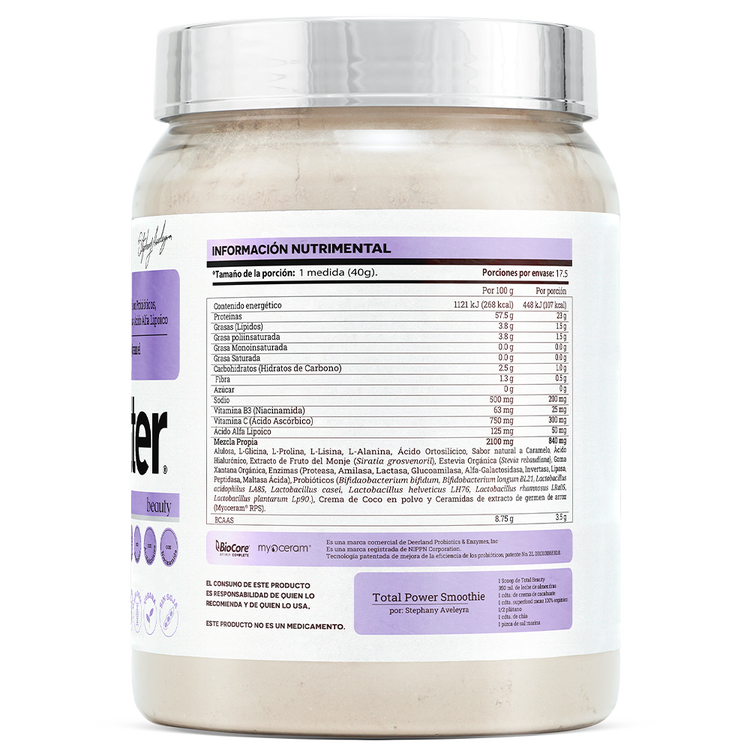 Total Sacha Inchi - Proteína con probióticos, sabor Salty Caramel