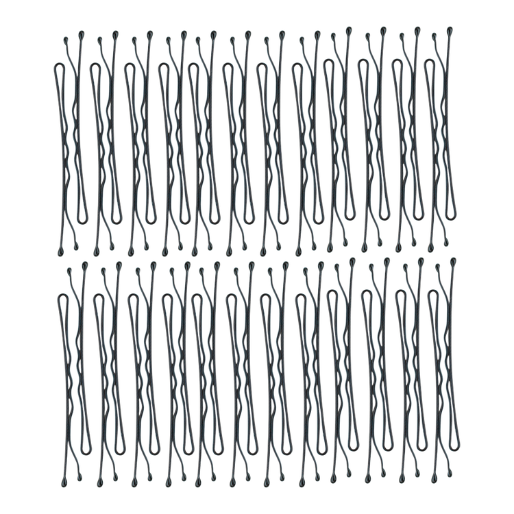Pro Bobby Pin - Pasador de Cabello Profesional - 45 piezas - Negro