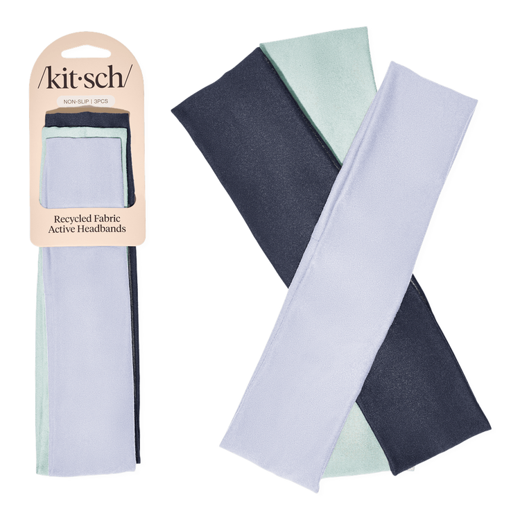 Kitsch Sedona - Diadema Elástica para Cabello, set de 3 piezas - Sedona