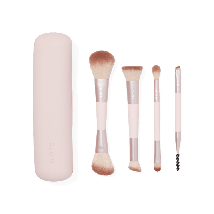Travel Essentials - Set de Brochas de Maquillaje para Viaje, 5 piezas