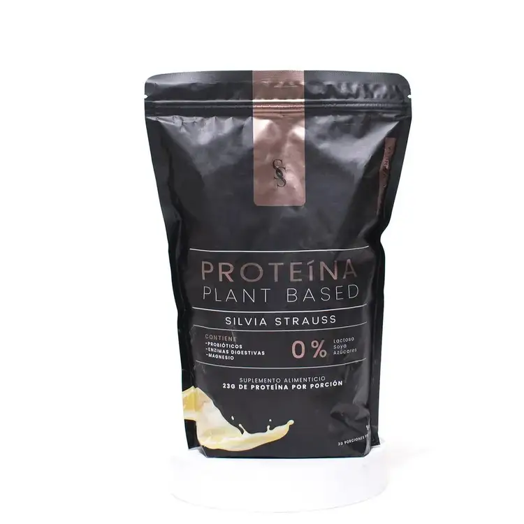 Silvia Strauss - Proteína Plant Based, enriquecida con proteínas vegetales