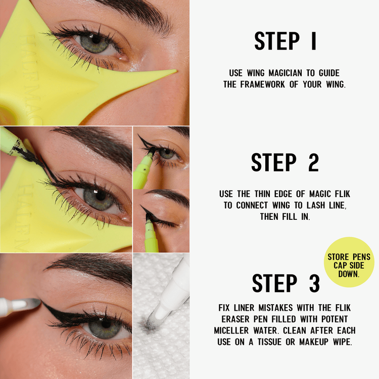 Wing Hack Set - Kit Delineador en Ala, paso a paso - Half Magic
