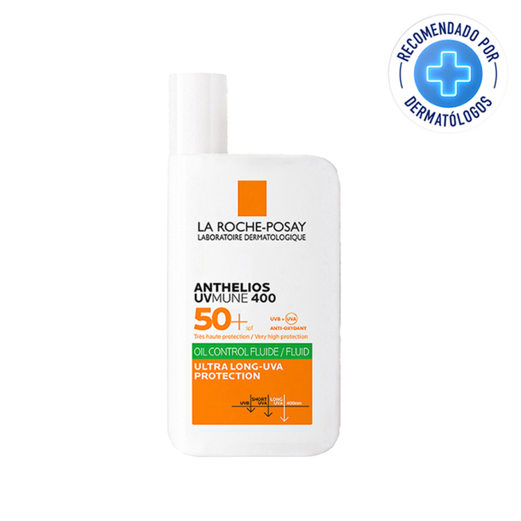 Anthelios UV Mune 50+ - Fluido Solar, SPF 50+ sin color - 50 ml - Clear Neutral