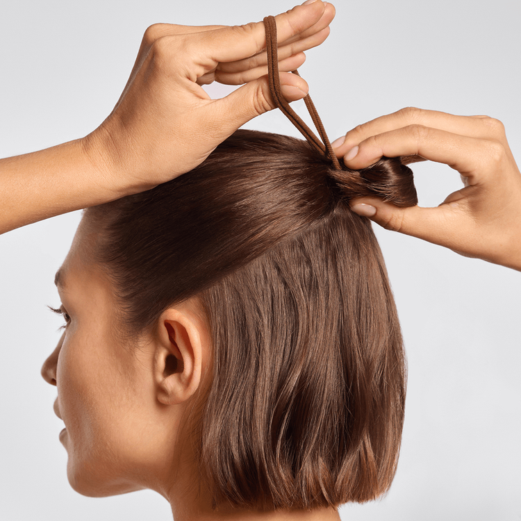 Seamless Hair Elastics - Liga para Cabello sin Costuras, sin jalar ni romper - Set 8 piezas - Rosewood