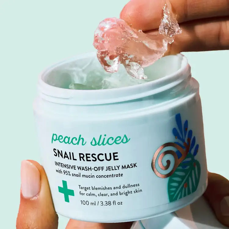 Snail Rescue - Mascarilla Facial Jelly Wash-Off, con 95% mucina de caracol - 100 ml