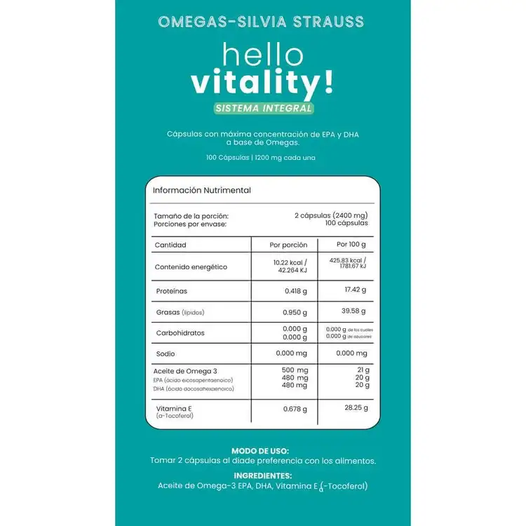 Omega 3 - Aceite Corporal Nutritivo, con ácidos grasos omega 3