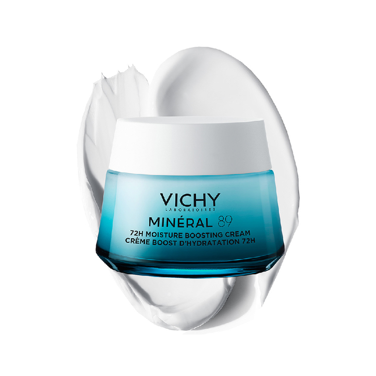 Minéral 89 - Crema Hidratante Potenciadora de Humedad, con agua termal volcánica y ácido hialurónico