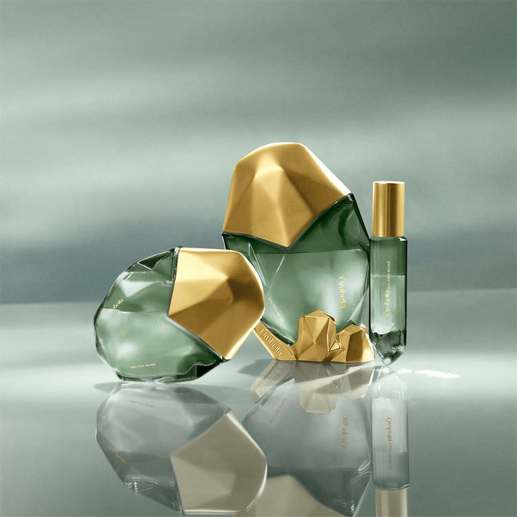 Salted Muse - Parfum, mezcla vibrante de sal marina, pimienta rosa