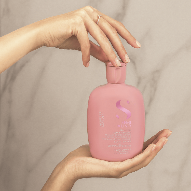 Semi Di Lino Moisture - Shampoo Nutritivo Low, para cabello seco - 250 ml