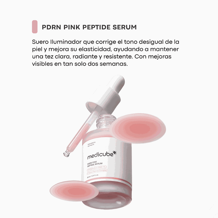 Pink Peptide - Suero facial con péptidos, desvanece manchas
