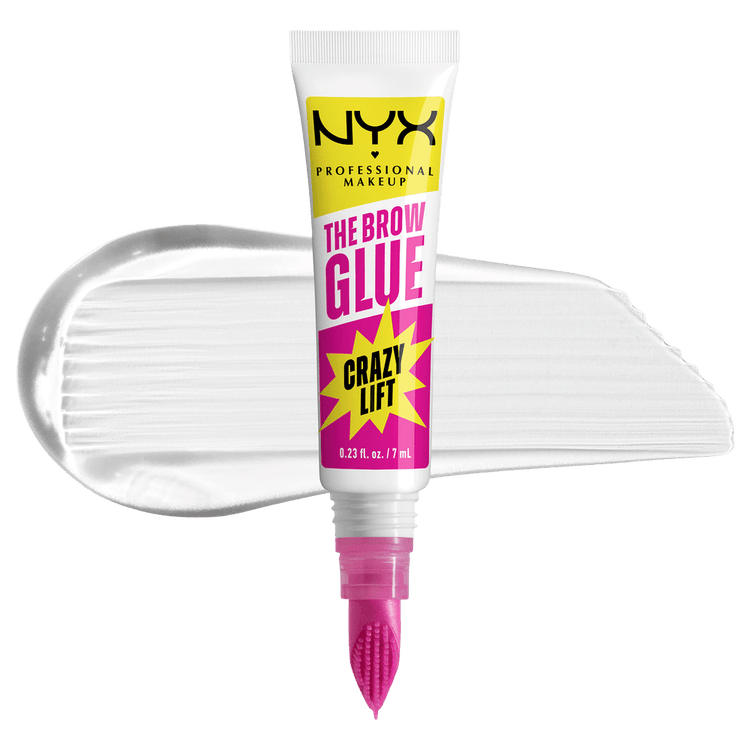 NYX Professional Makeup The Brow Glue - Gel Fijador de Cejas, hold extremo 16h - 5 g - Clear