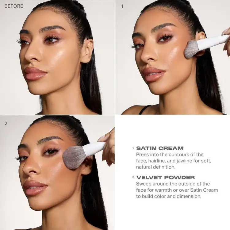 Cheek Thrills Bronze & Tone Duos - Dúo bronceador y tono para mejillas, crema satinada suave y un polvo aterciopelado en tonos monocromáticos