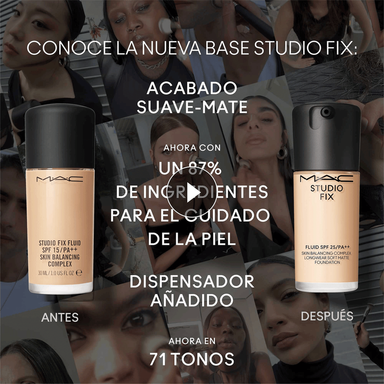 Studio Fix Fluid Spf 15 24Hr Matte Foundation + Oil Control - Base de maquillaje, mate natural, controla grasa e hidrata