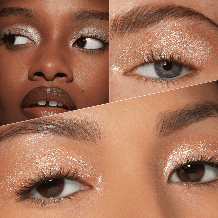 Glitterpuck - Purpurina Prensada Ojos, Cara y Cuerpo, textura gel-polvo sin manchas