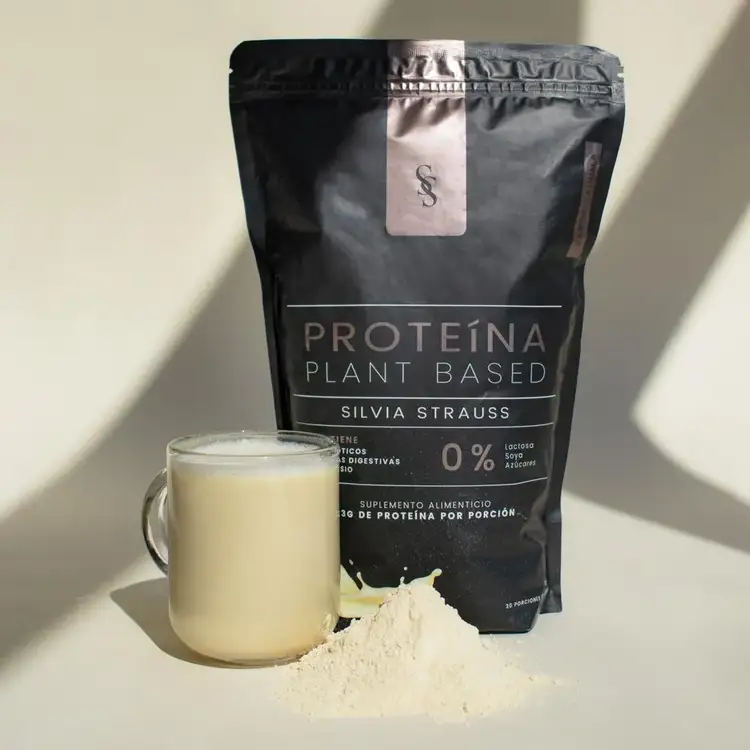 Silvia Strauss - Proteína Plant Based, enriquecida con proteínas vegetales