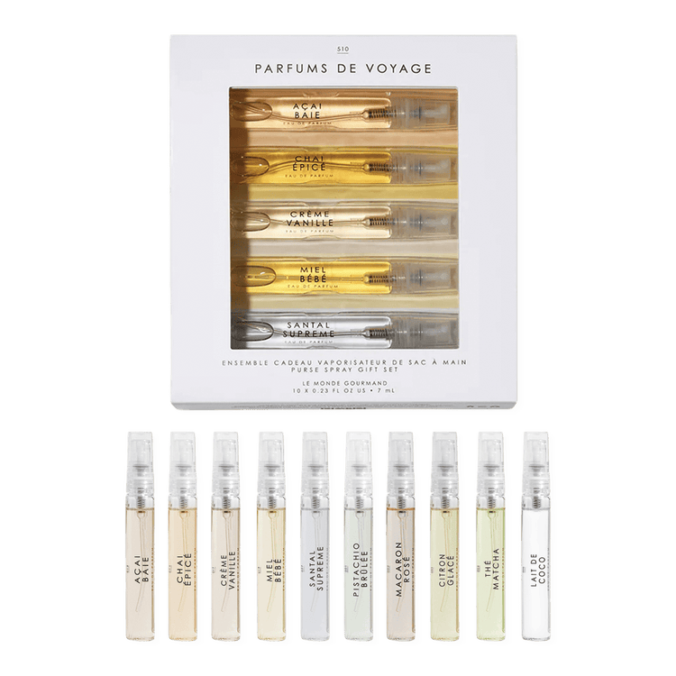 Parfum de Voyage - Set de Descubrimiento de Fragancias, 10 aromas - 10 x 6.8 ml