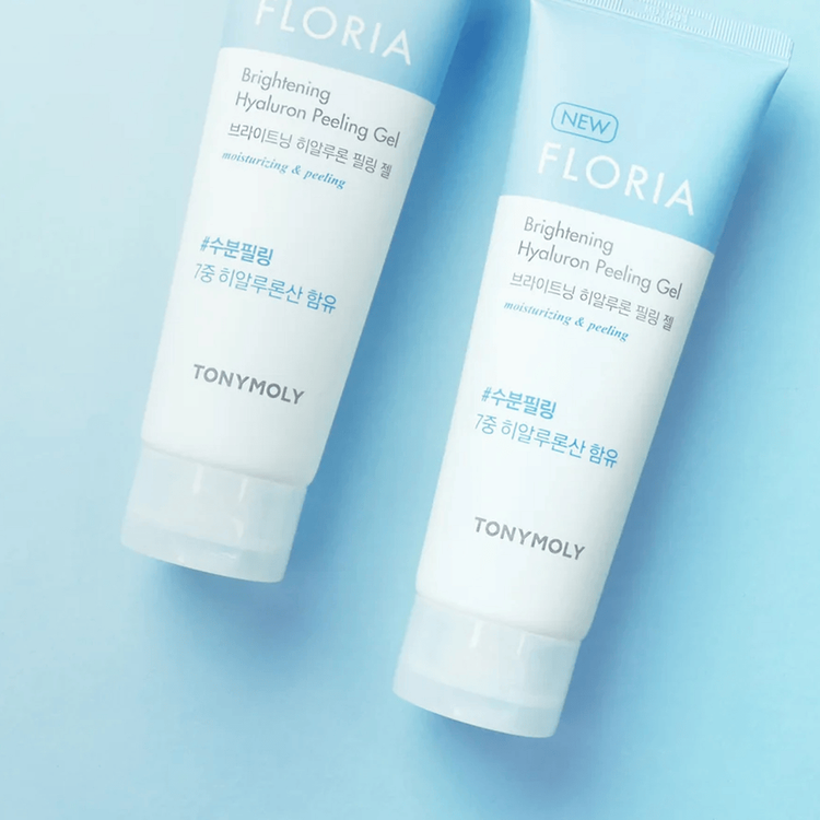 Floria Brightening Hyaluron - Gel Exfoliante Peeling, iluminador con ácido hialurónico - 50 ml